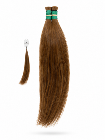 Pelo rubio oscuro suelto