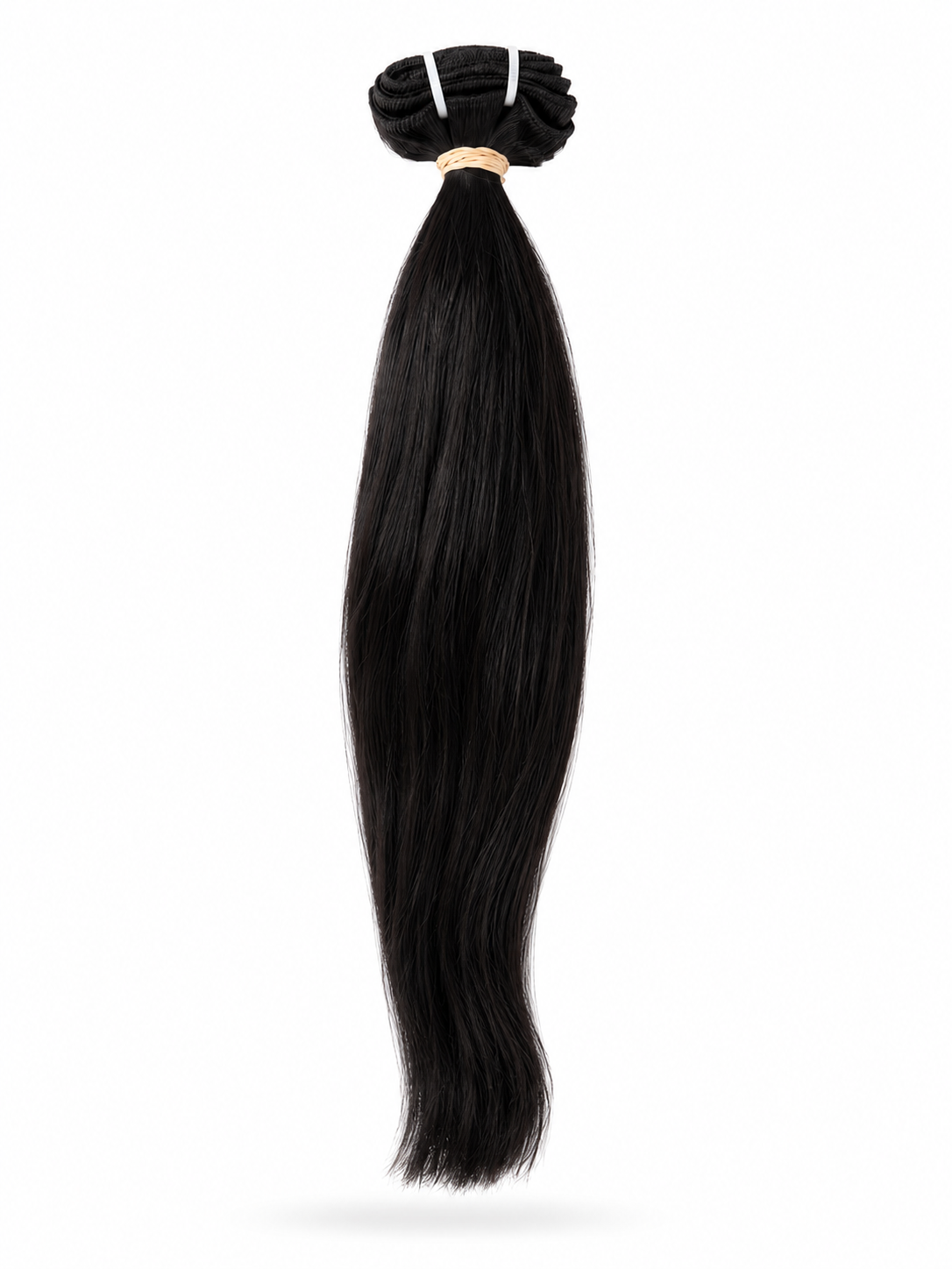 Extensiones de pelo negro cosido liso 100% natural - Elizabeth's Hair
