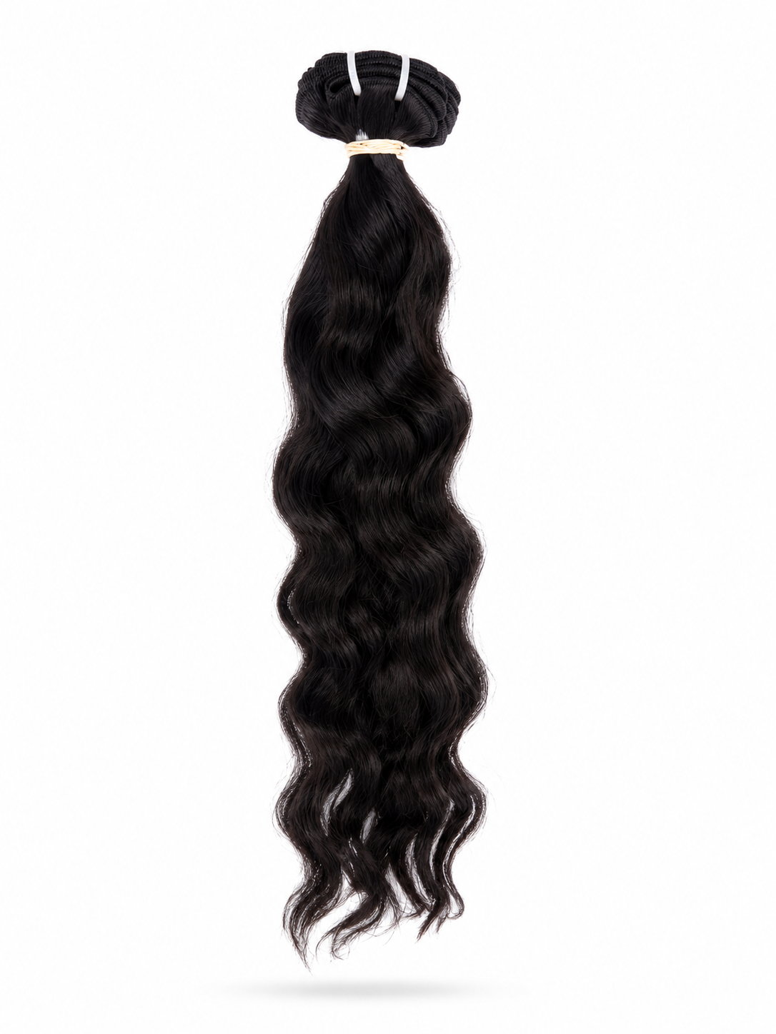 Extensiones de pelo negro cosido ondulado 100% natural - Elizabeth's Hair
